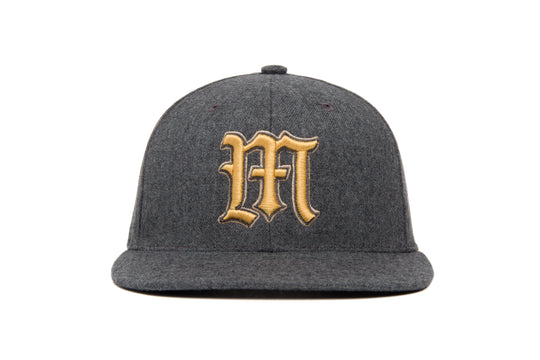 Ligature “M” 3D wool baseball cap