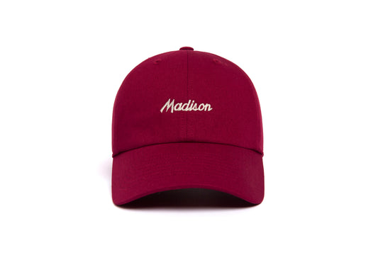 Madison Microscript Dad II wool baseball cap