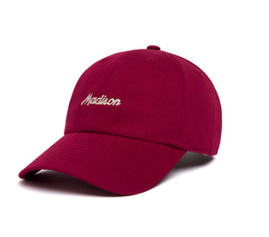 Madison Microscript Dad II wool baseball cap