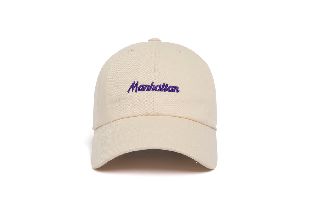 Manhattan Microscript Dad wool baseball cap