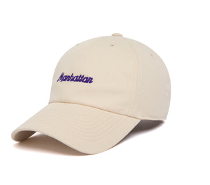 Manhattan Microscript Dad wool baseball cap