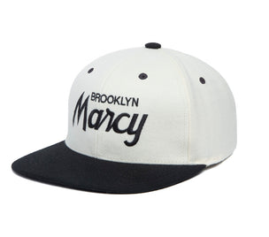 Marcy Two Tone wool baseball cap