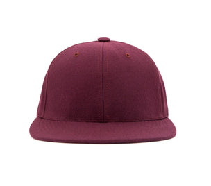 Clean Maroon Wool wool baseball cap