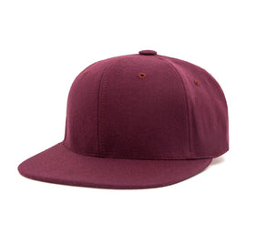 Clean Maroon Wool wool baseball cap