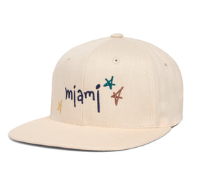 Miami Scribble wool baseball cap