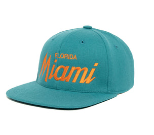 Miami wool baseball cap