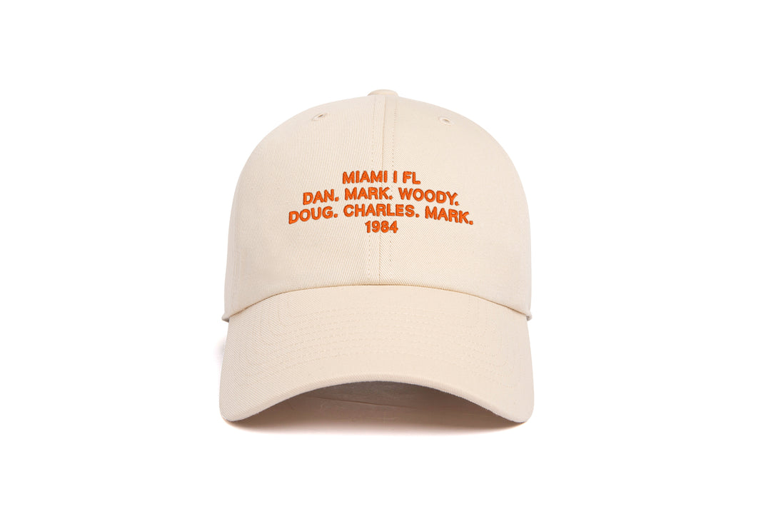 Miami 1984 Name Dad wool baseball cap