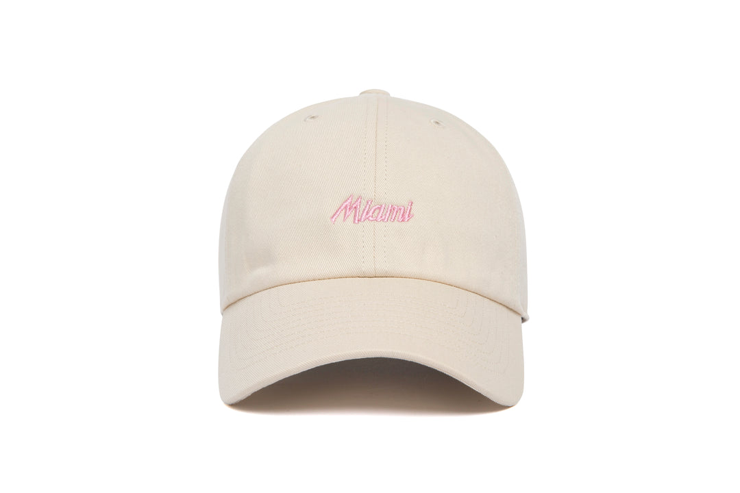 Miami Microscript Dad wool baseball cap