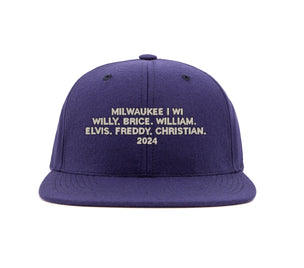 Milwaukee 2024 Name wool baseball cap