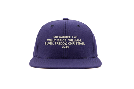 Milwaukee 2024 Name wool baseball cap