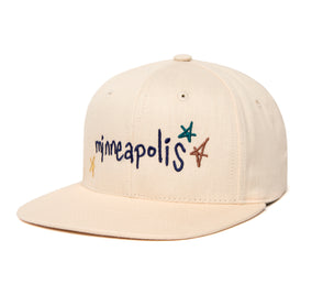 Minneapolis Scribble wool baseball cap