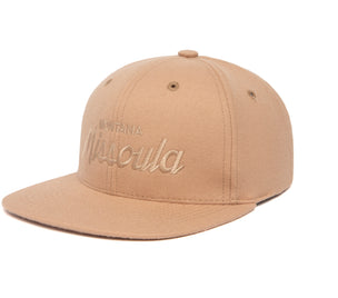 Missoula wool baseball cap