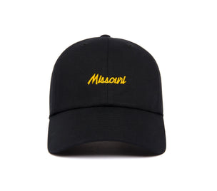 Missouri Microscript Dad wool baseball cap