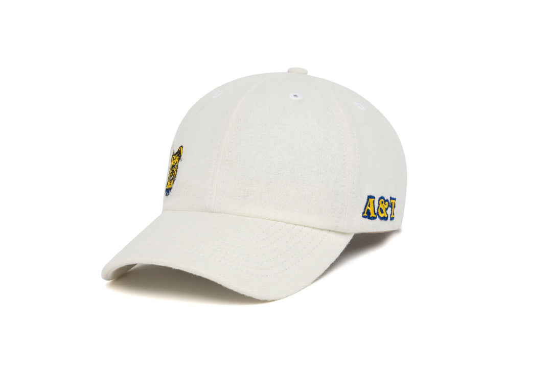 NCAT Offset Logo Wool Dad wool baseball cap