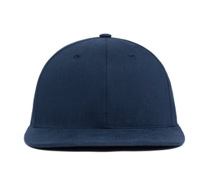 Clean Navy Brushed Twill wool baseball cap