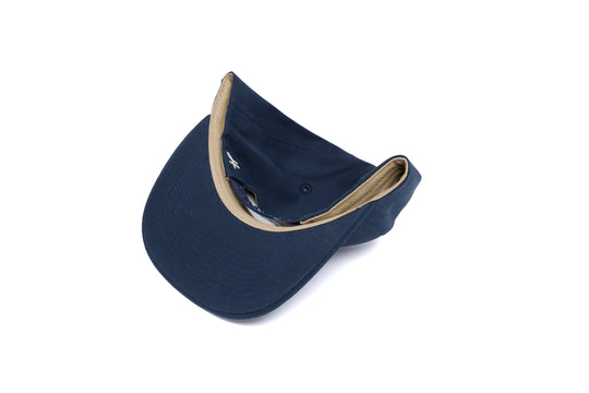 Clean Navy Brushed Twill wool baseball cap