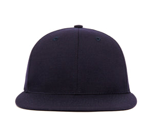 Clean Navy Gabardine wool baseball cap