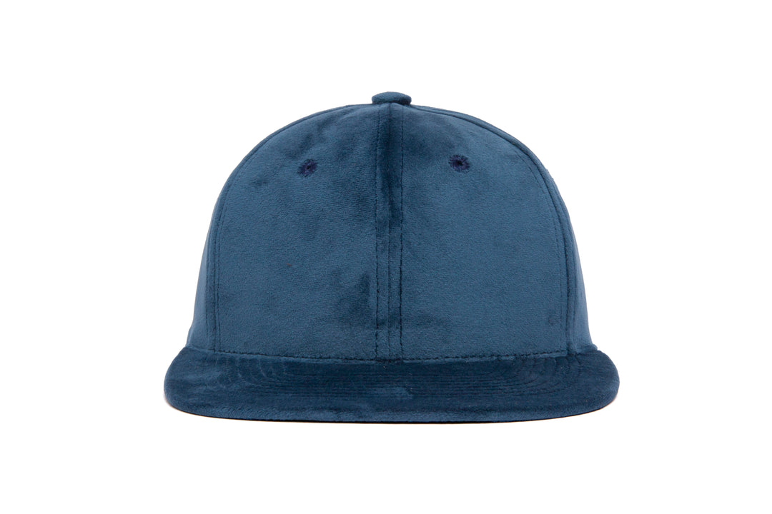 Clean Navy Velvet wool baseball cap