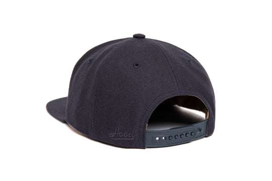 Clean Navy Wool Blend wool baseball cap