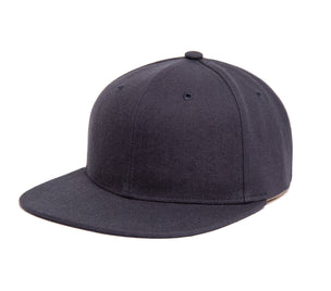 Clean Navy Wool Blend wool baseball cap