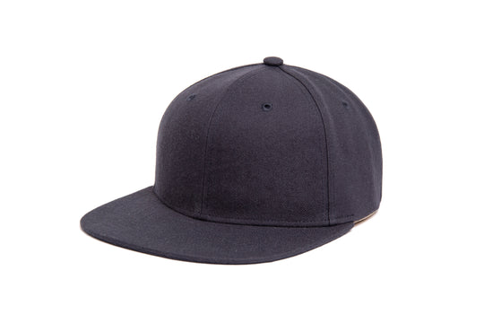 Clean Navy Wool Blend wool baseball cap