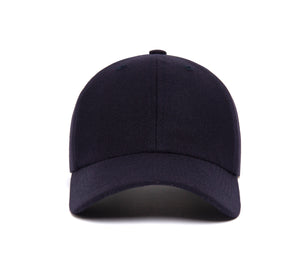 Clean Navy Wool Dad Hat wool baseball cap