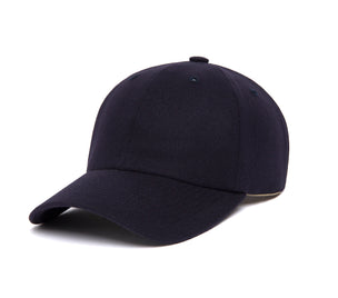 Clean Navy Wool Dad Hat wool baseball cap