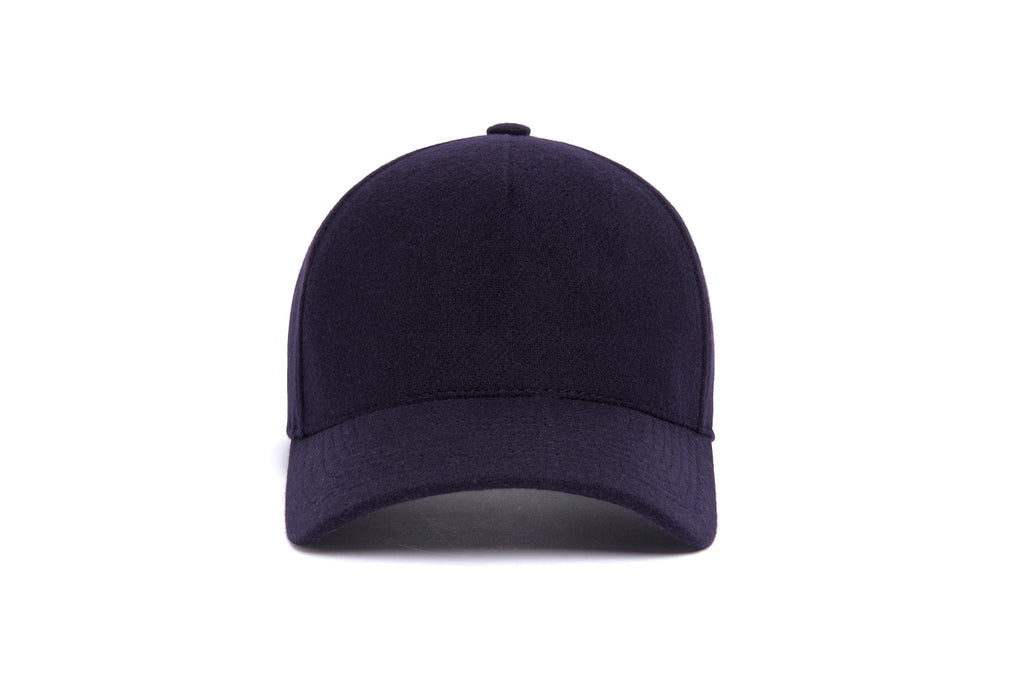 Clean Navy Wool 5-Panel