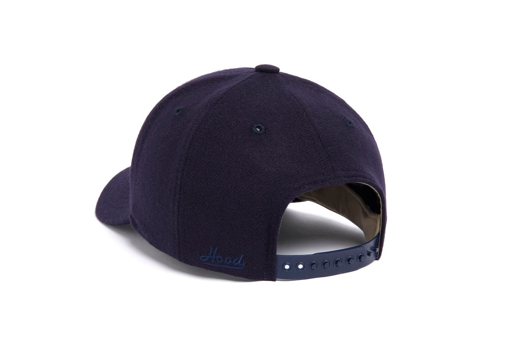 Clean Navy Wool 5-Panel