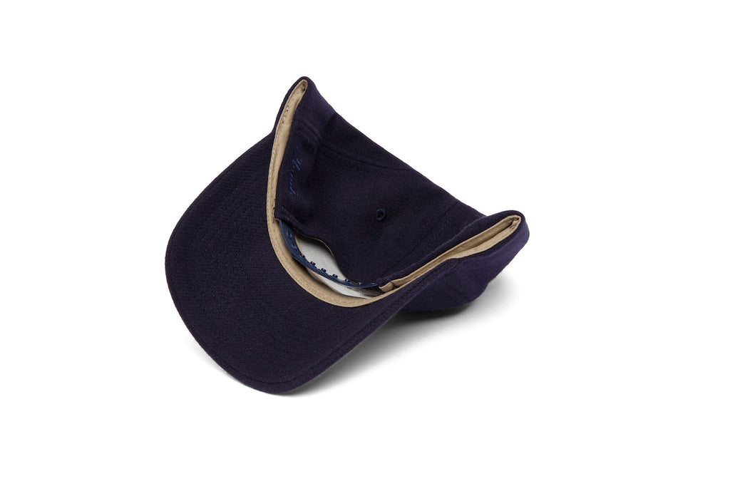 Clean Navy Wool 5-Panel