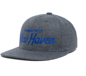 New Haven wool baseball cap