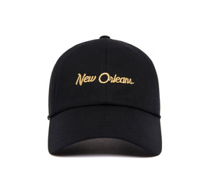 New Orleans Microscript Dad II wool baseball cap