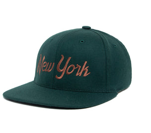 New York wool baseball cap