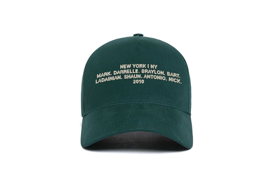 New York 2010 Name 5-Panel wool baseball cap