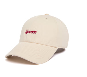 Norman Microscript Dad wool baseball cap