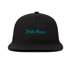 North Miami Microscript wool baseball cap