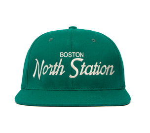 North Station wool baseball cap