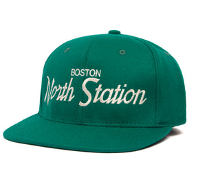 North Station wool baseball cap