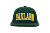 OAKLAND
    wool baseball cap indicator