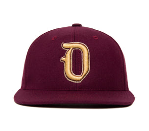 Ligature “O” 3D wool baseball cap