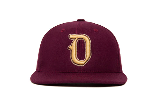 Ligature “O” 3D wool baseball cap