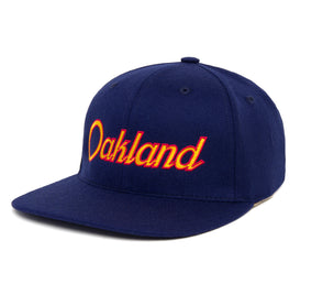 Oakland wool baseball cap