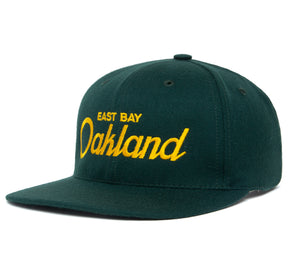 East Bay Oakland wool baseball cap