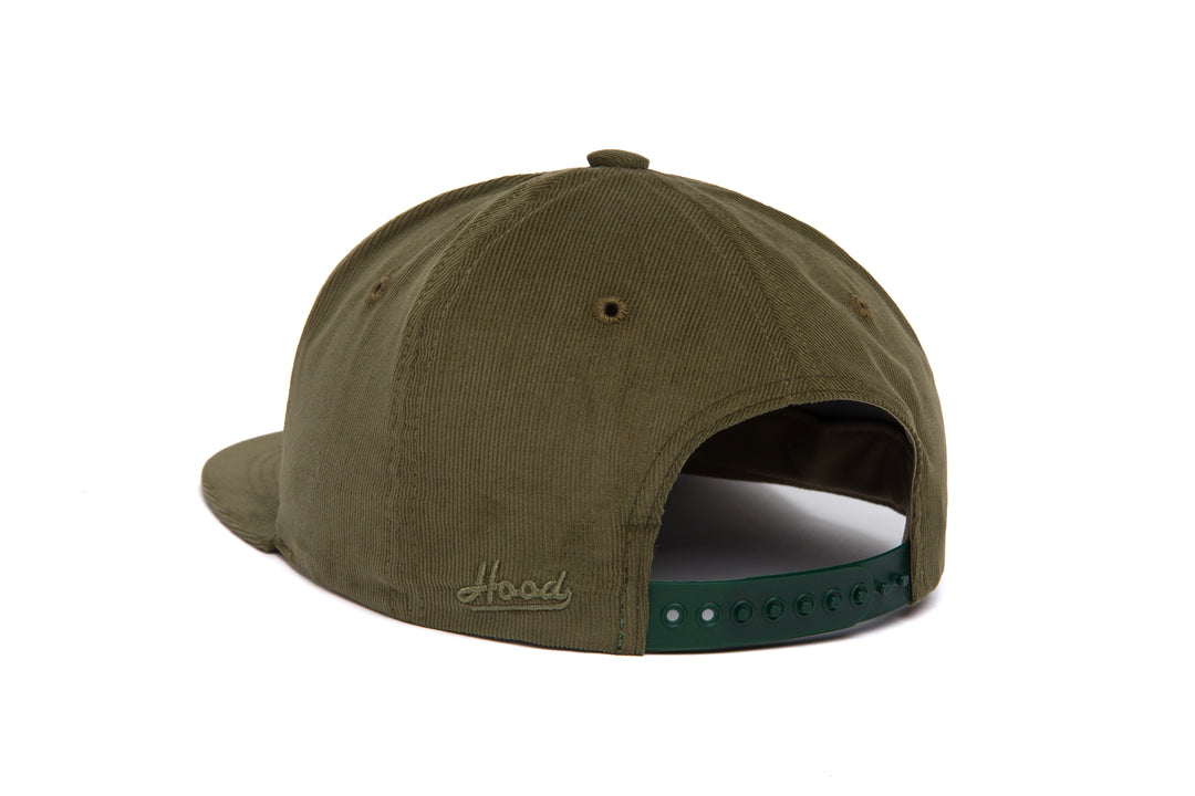 Clean Olive 21-Wale CORD wool baseball cap