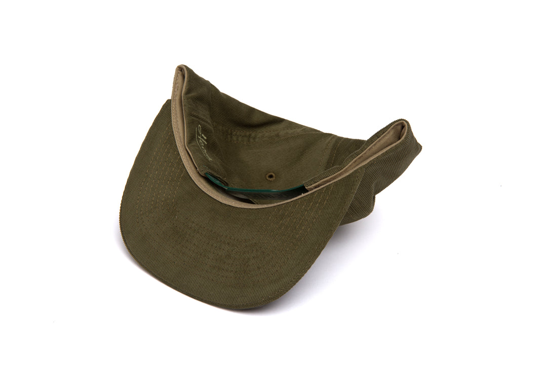 Clean Olive 21-Wale CORD wool baseball cap