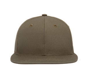 Clean Olive Canvas wool baseball cap