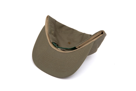 Clean Olive Canvas wool baseball cap