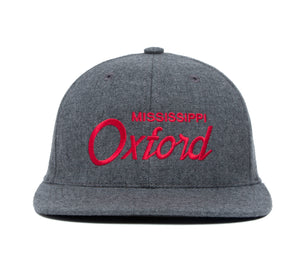 Oxford wool baseball cap