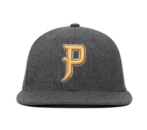 Ligature “P” 3D wool baseball cap