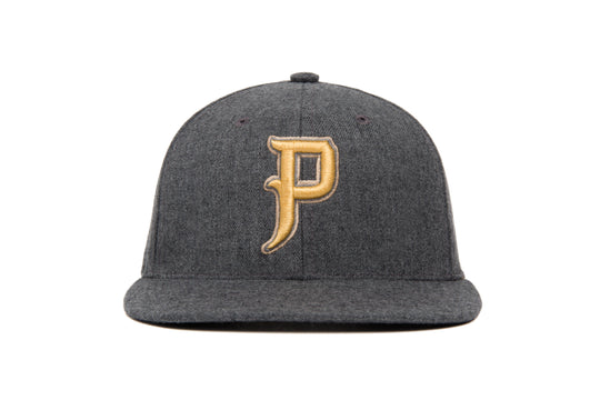 Ligature “P” 3D wool baseball cap